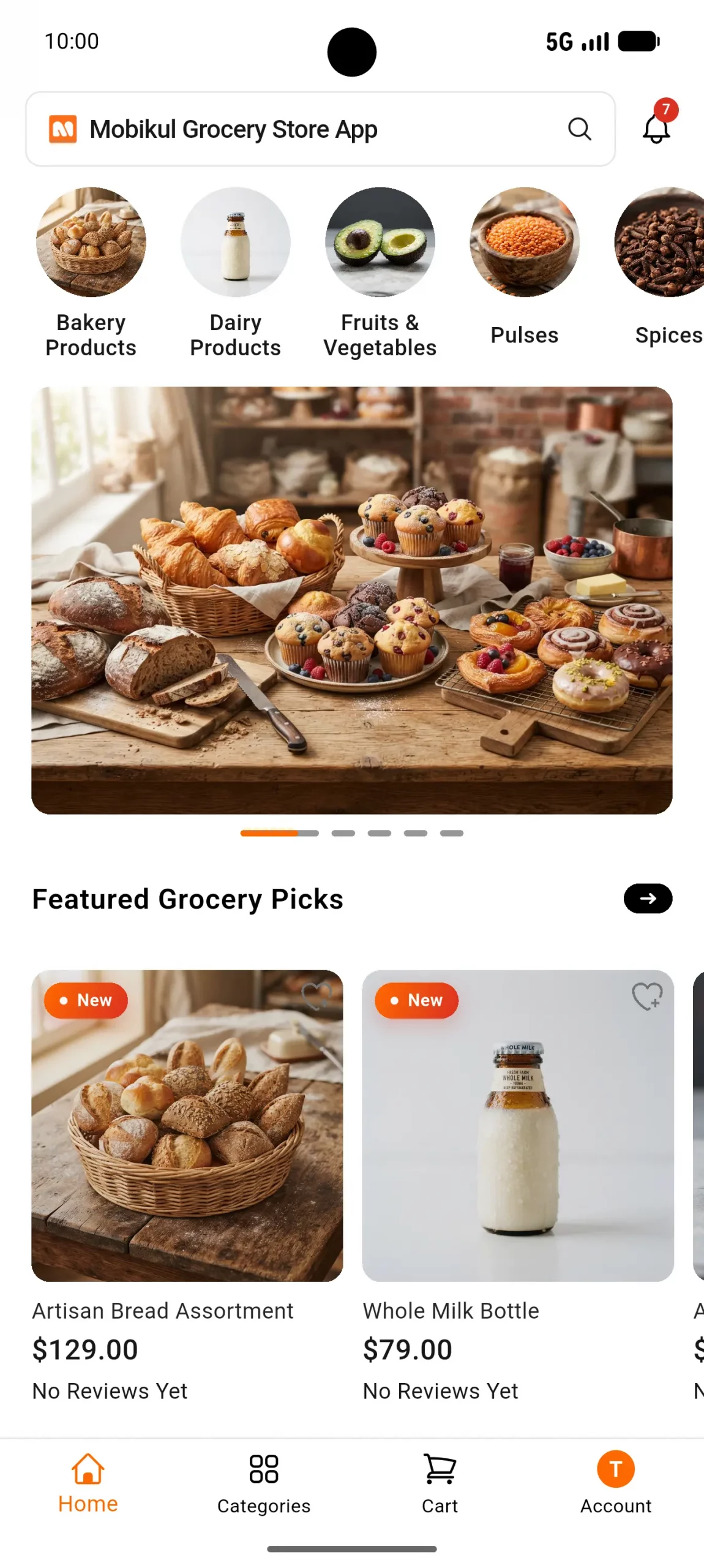 Grocery Mobile App