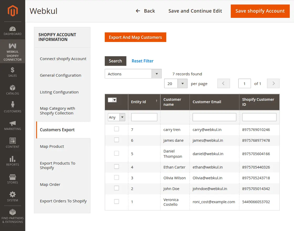 magetno2-customer-export-to-shopify