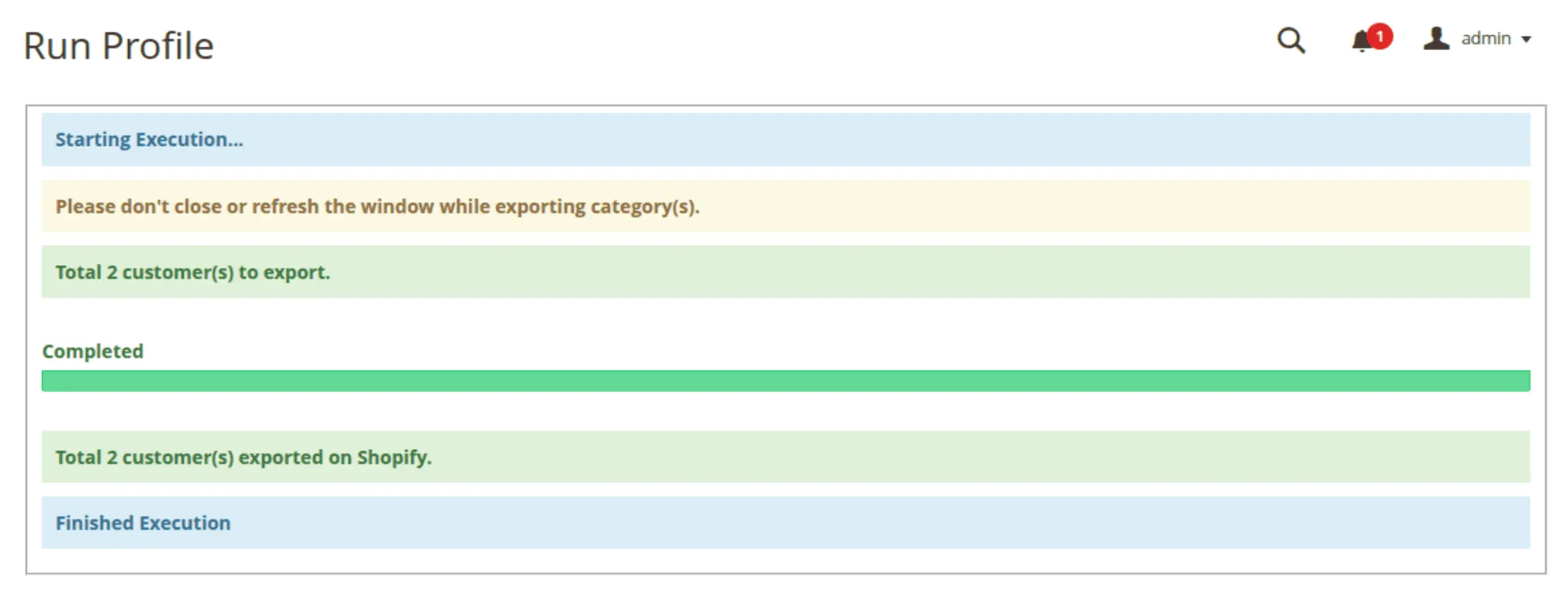 magetno2-customer-export-to-shopify-page