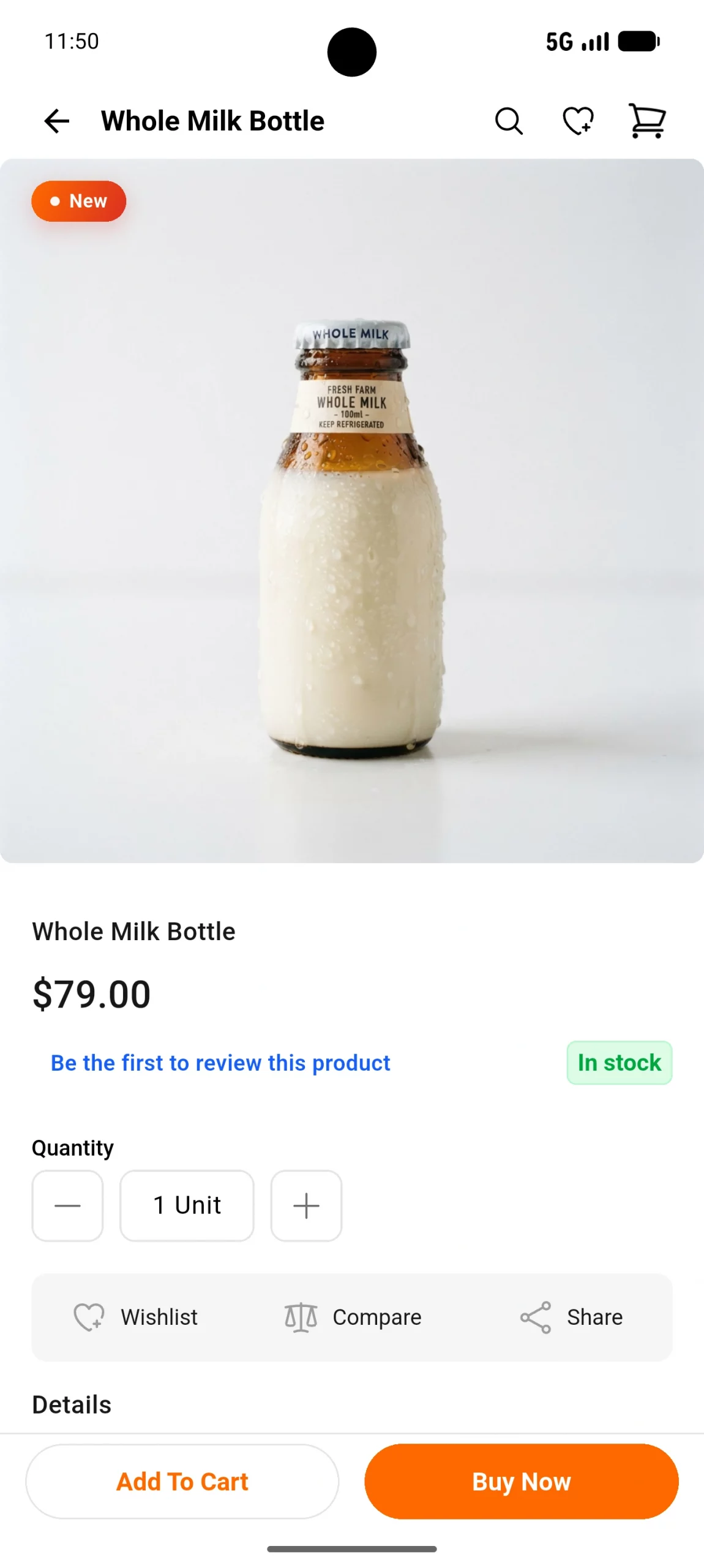 product page