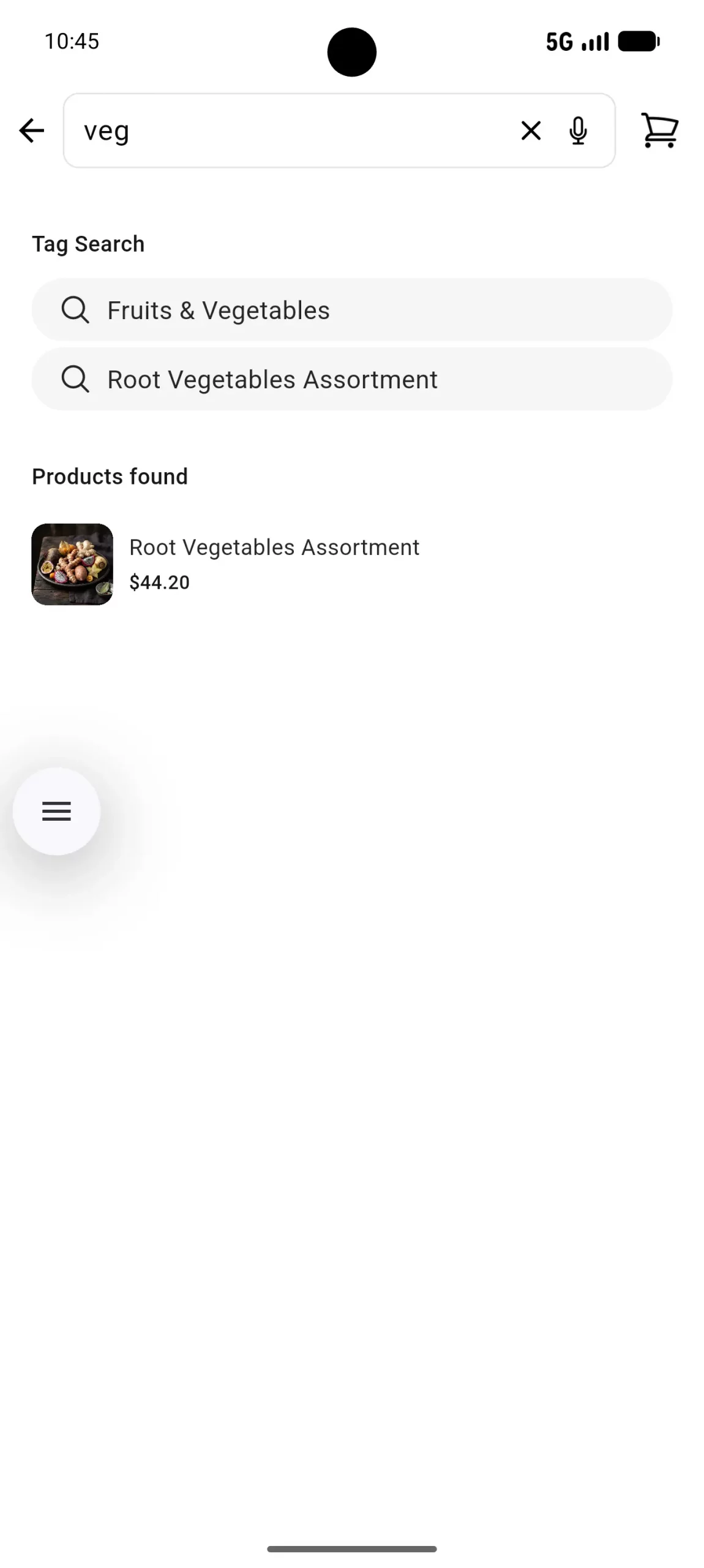Search terms of the grocery