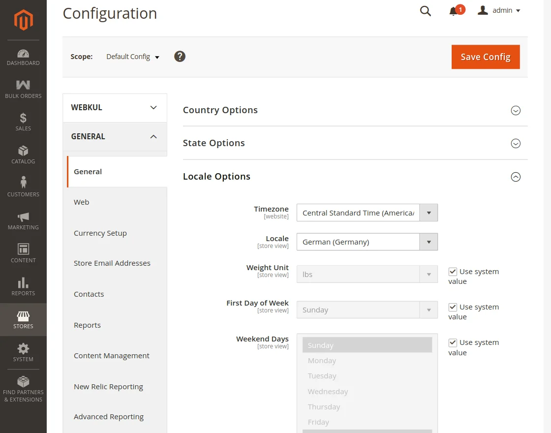 magento 2 bulk order processing locale