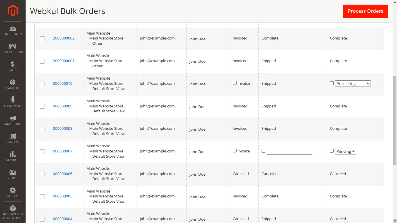 order status complete