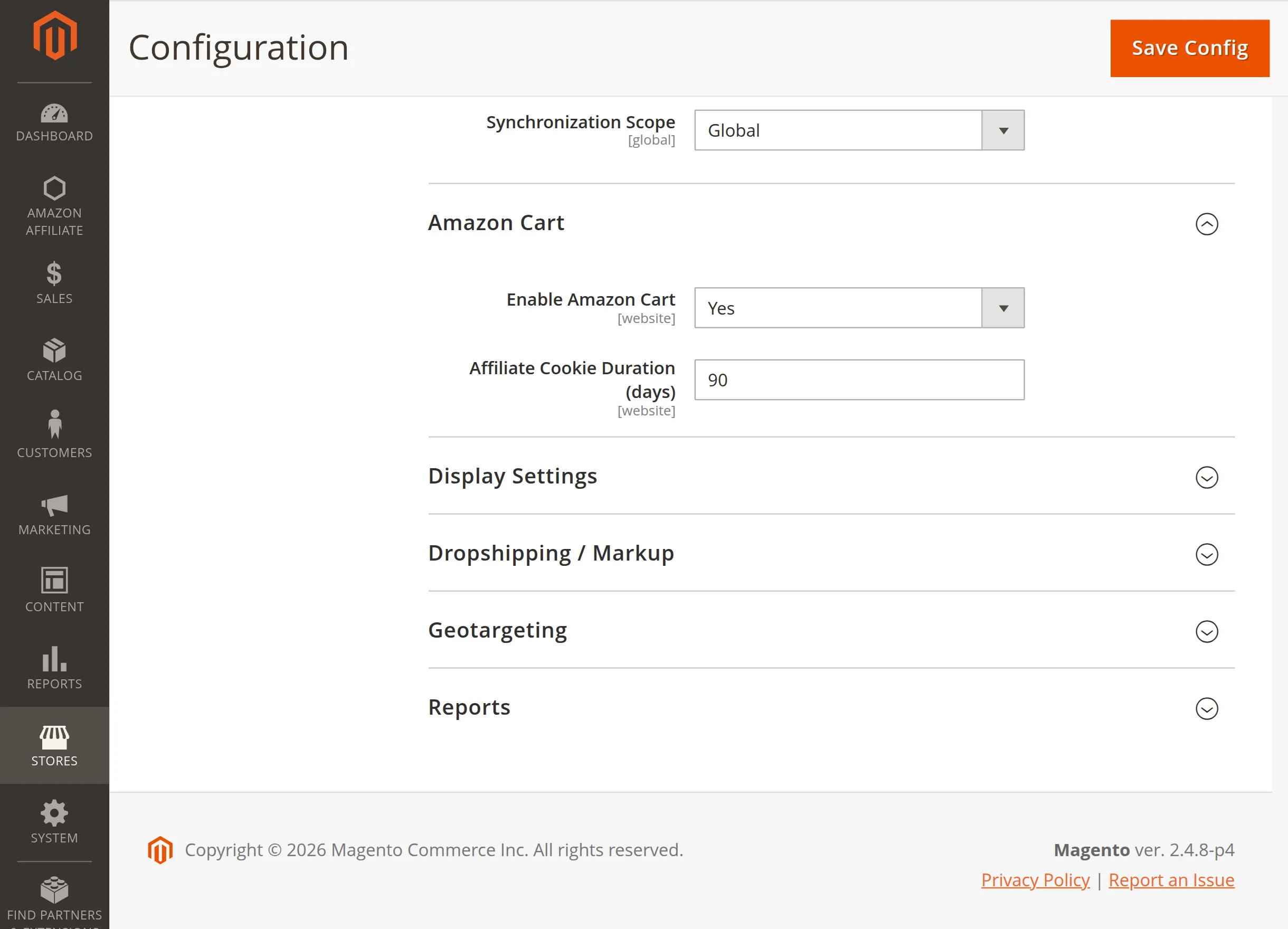 Magento 2 Amazon Affiliate amazoncart
