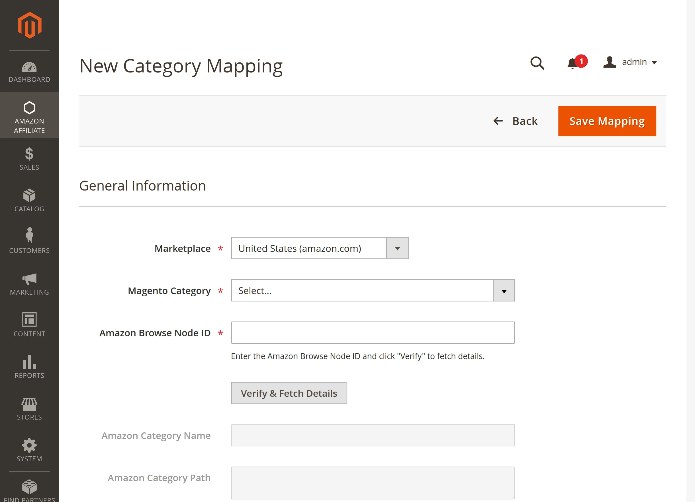 newcategorymapping