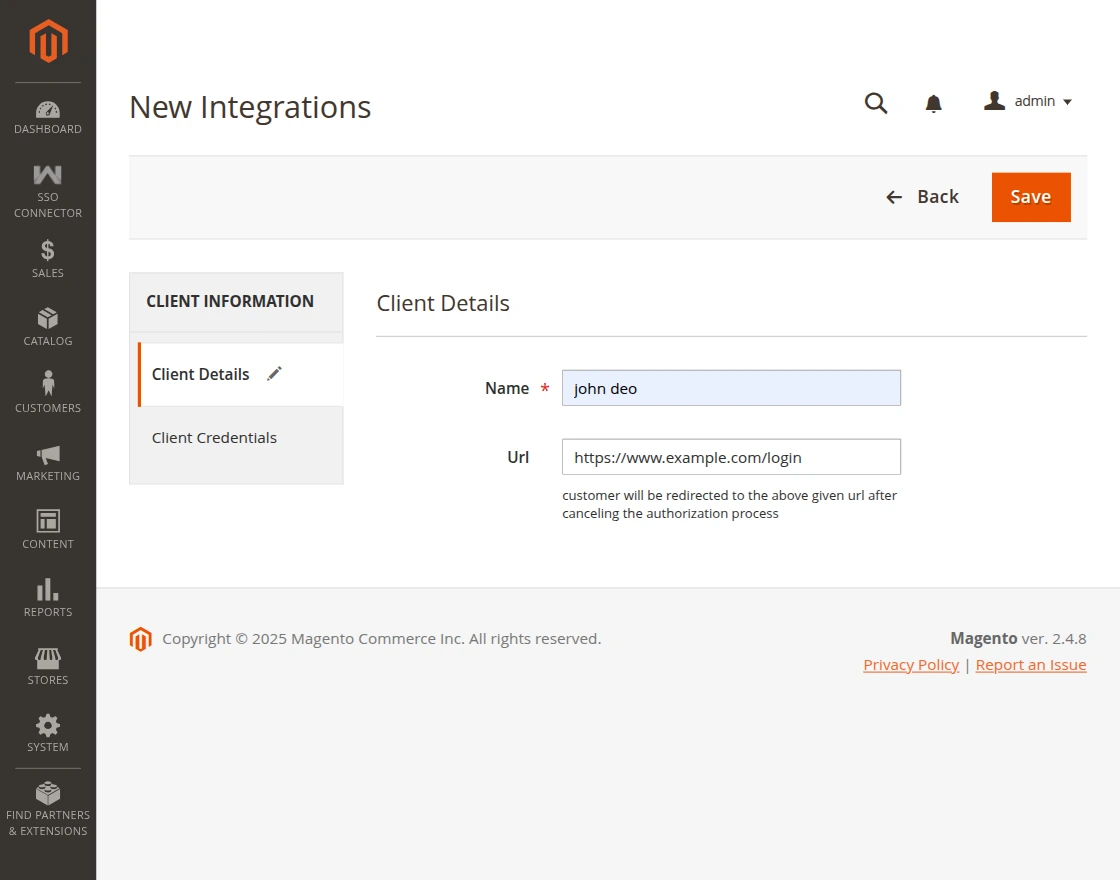 Magento 2 Webkul SSO Add