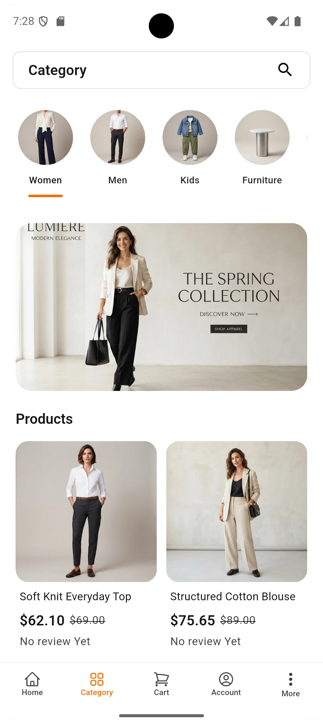 Category Page