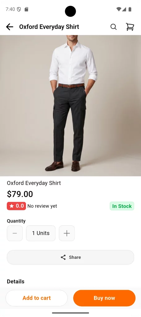 Product Detail Page