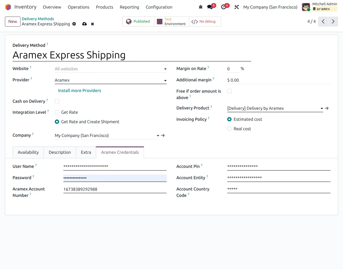 aramex-delivery-method-credentials