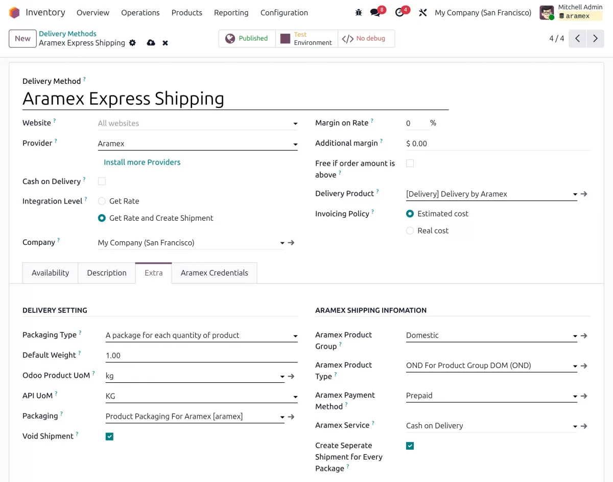 aramex-shipping-information