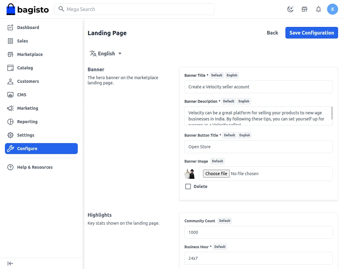 marketplace-landing-page