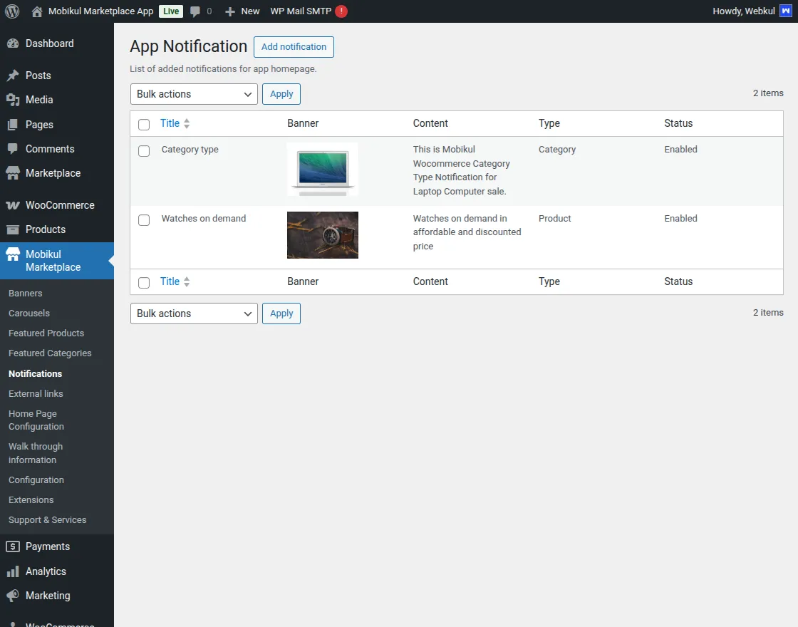 woocommerce-mp-api-application-notification