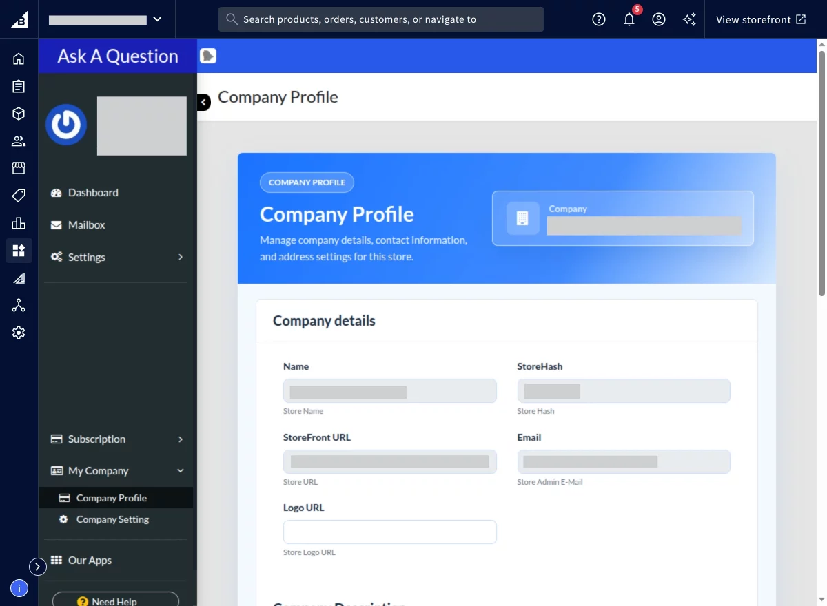 company profile
