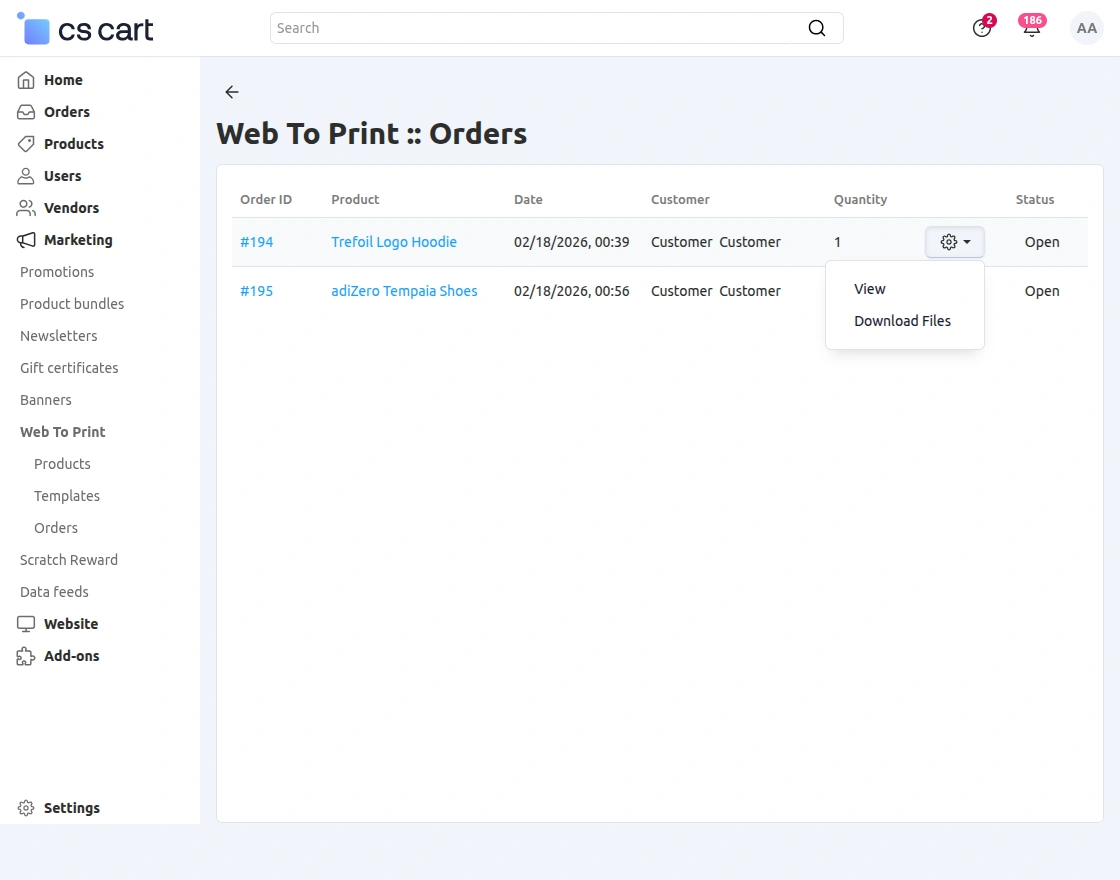 veiw-customized-product-orders