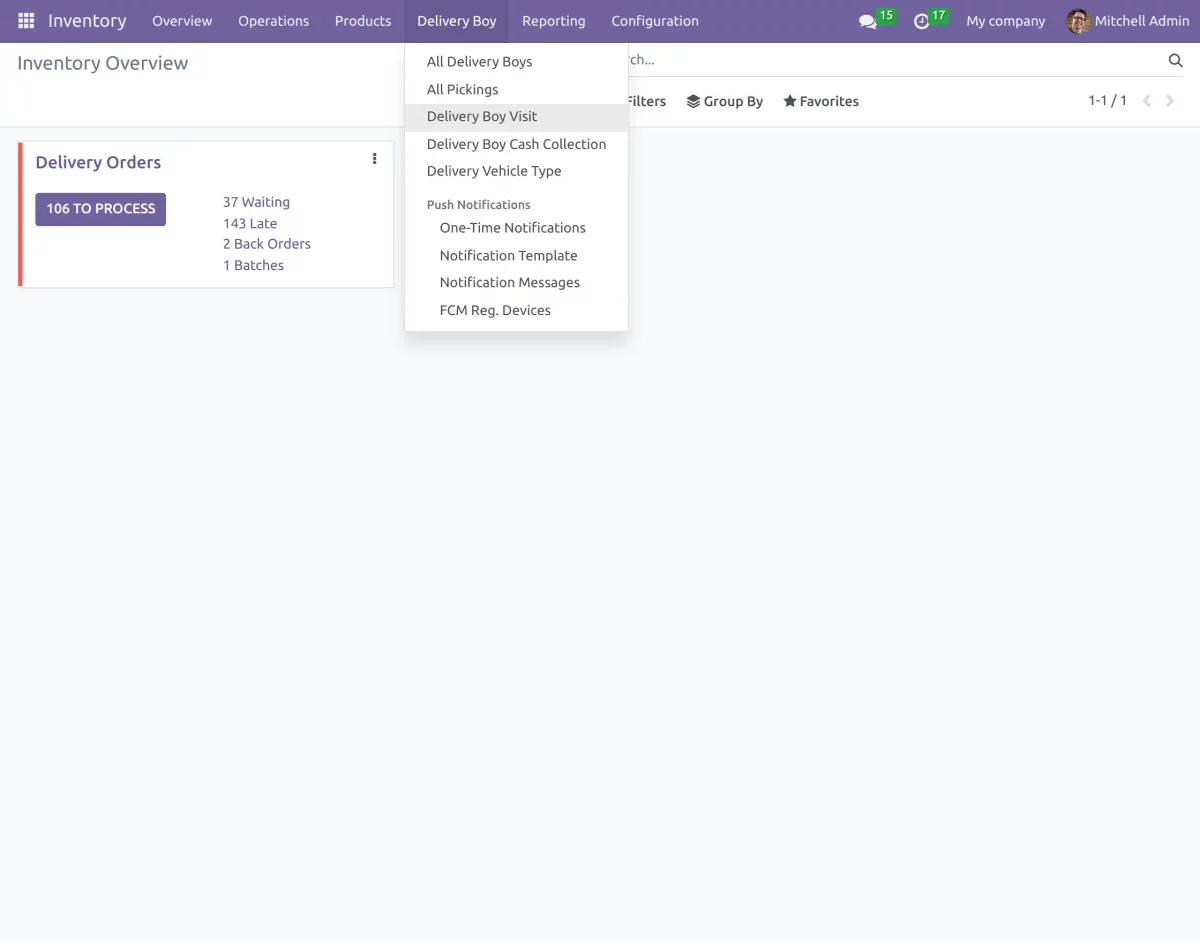 other features of delivery boy app 