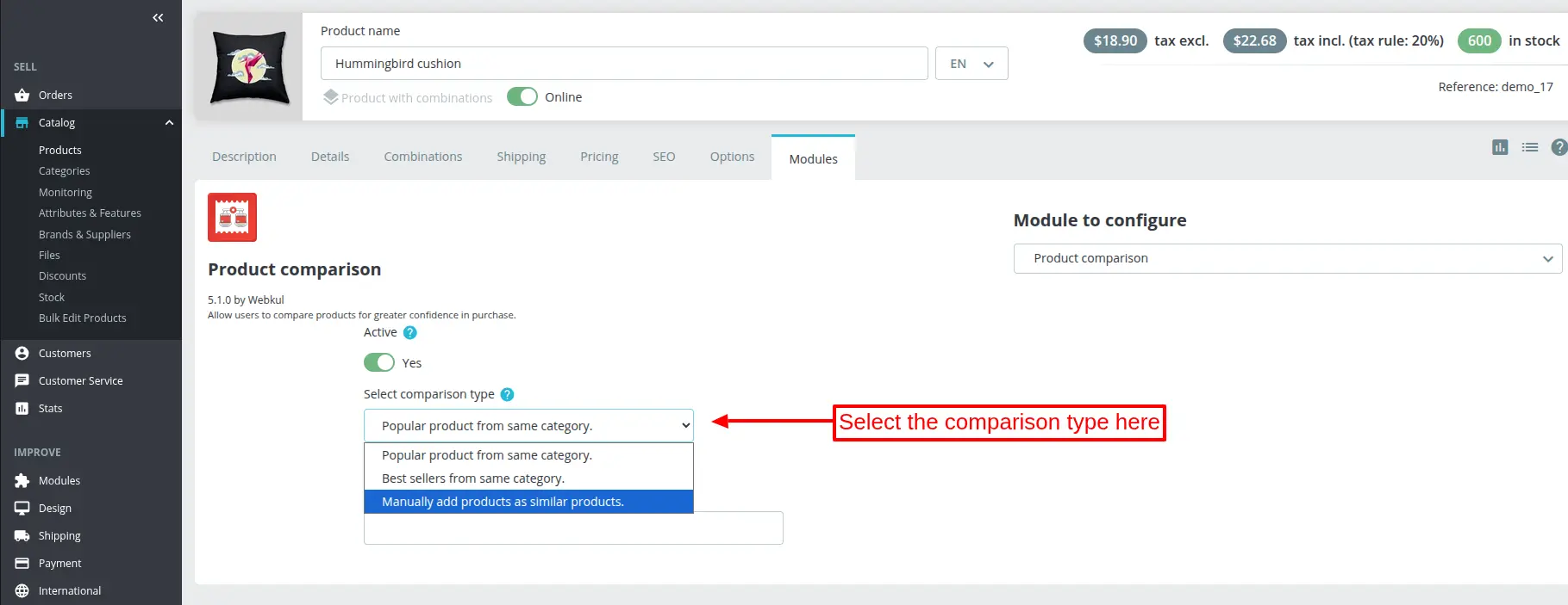 product-page-module-config