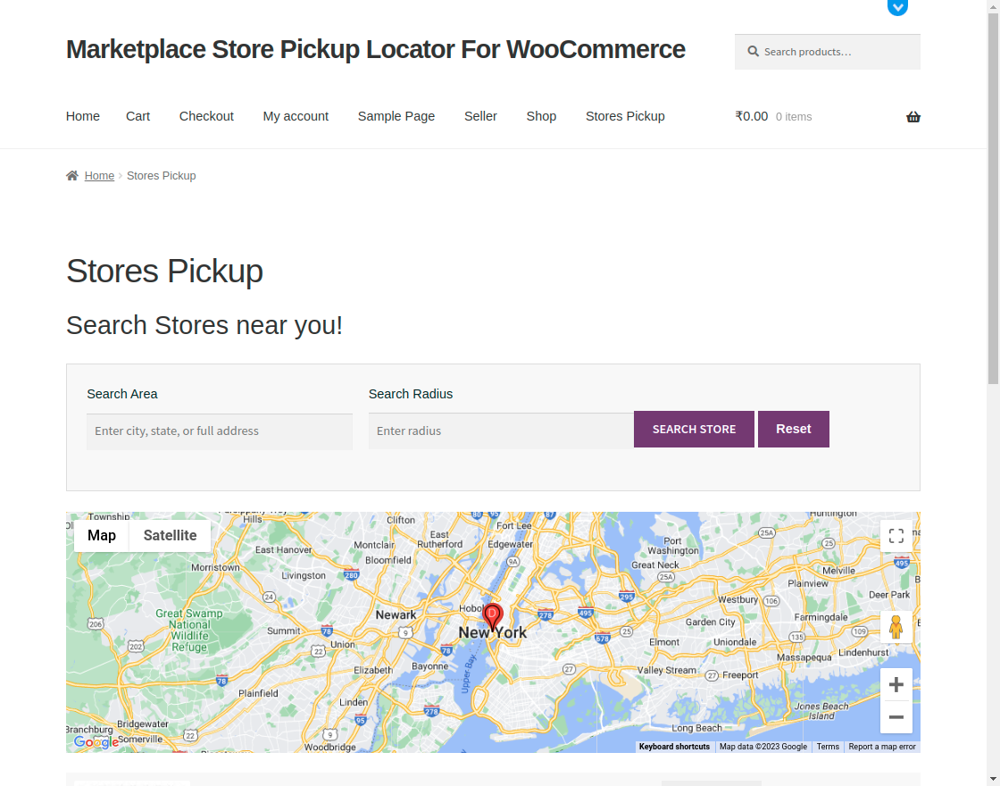 Store Pickup Locator