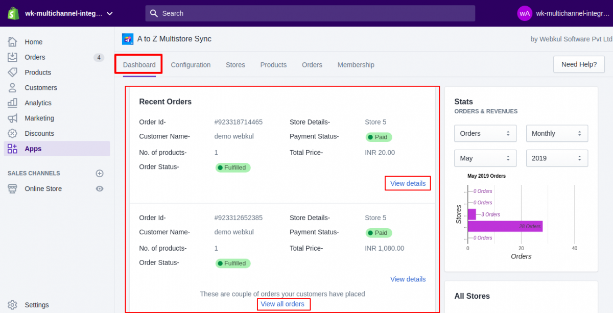 Sync Multiple Shopify Stores & Manage them together- Webkul Blog