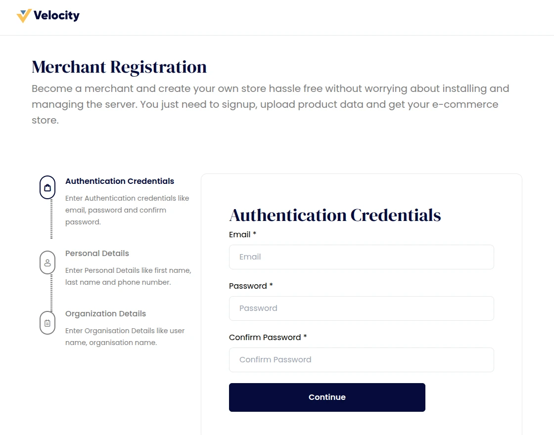 Merchant-registration