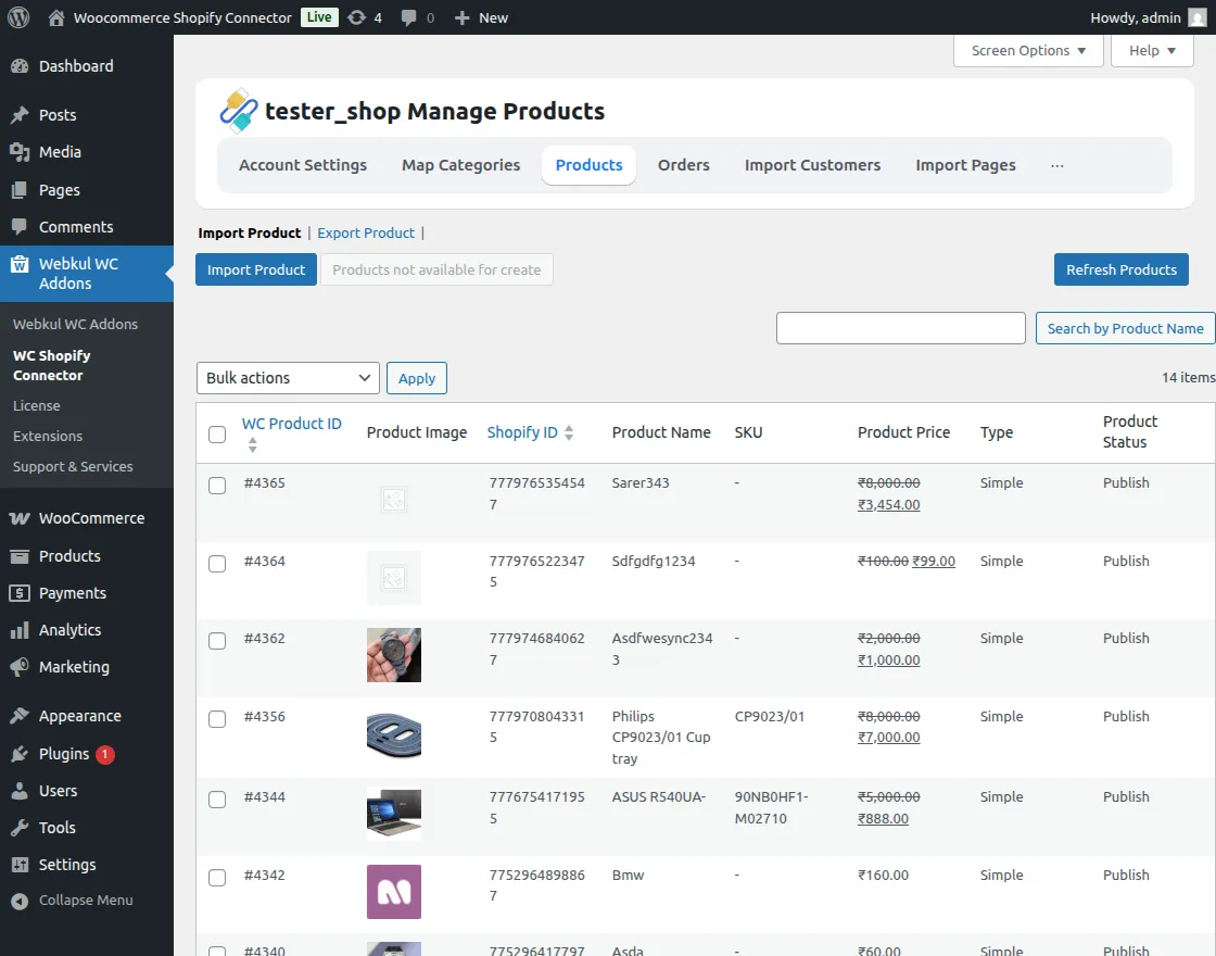 after-importing-products