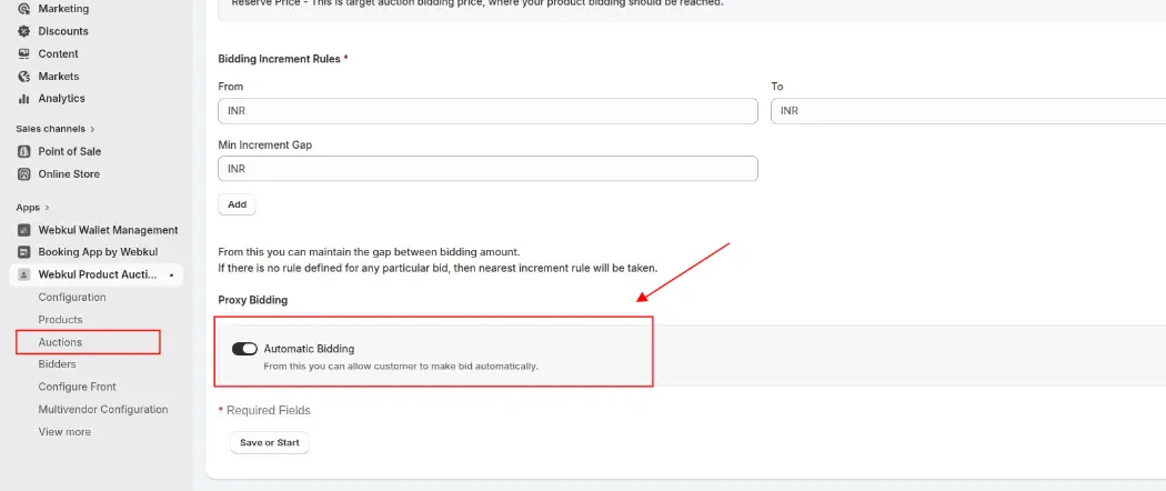automatic bidding