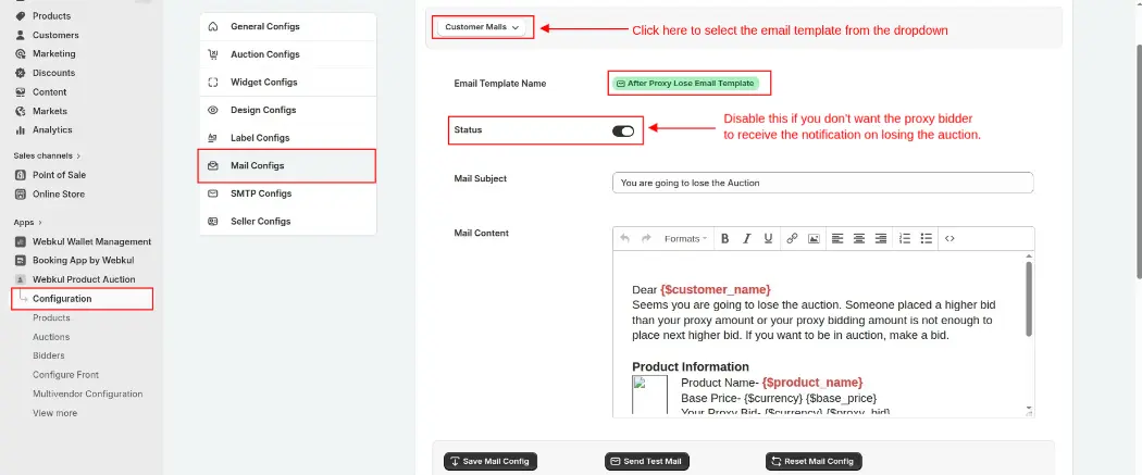 proxy bid mail