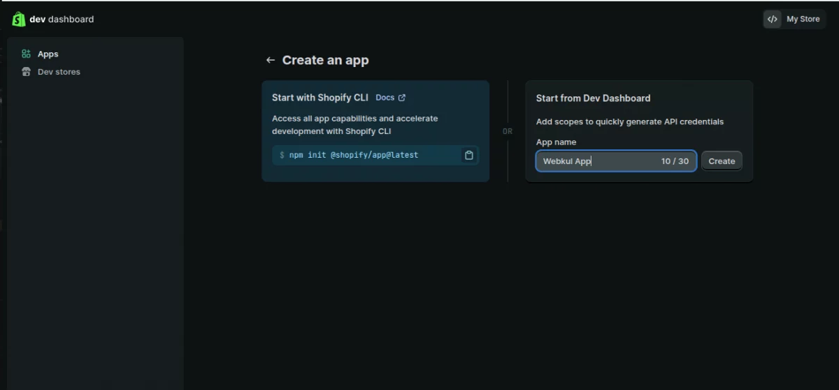 shopify-app-name-and-developer-email-form