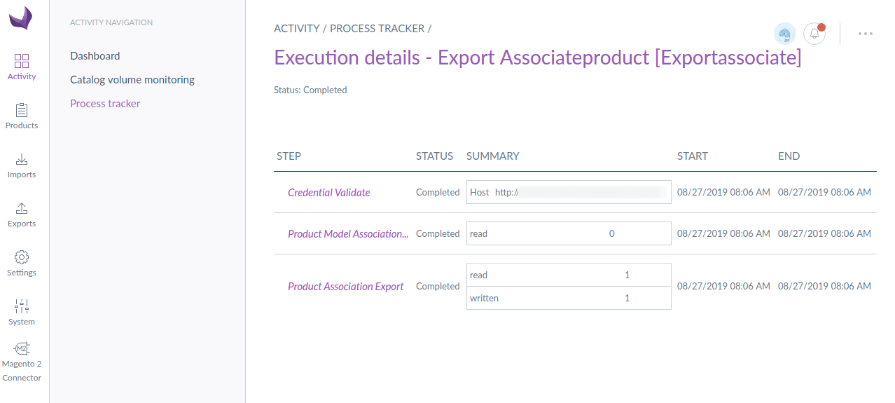 Export-executions