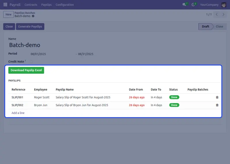 odoo-print-payslip-excel-report