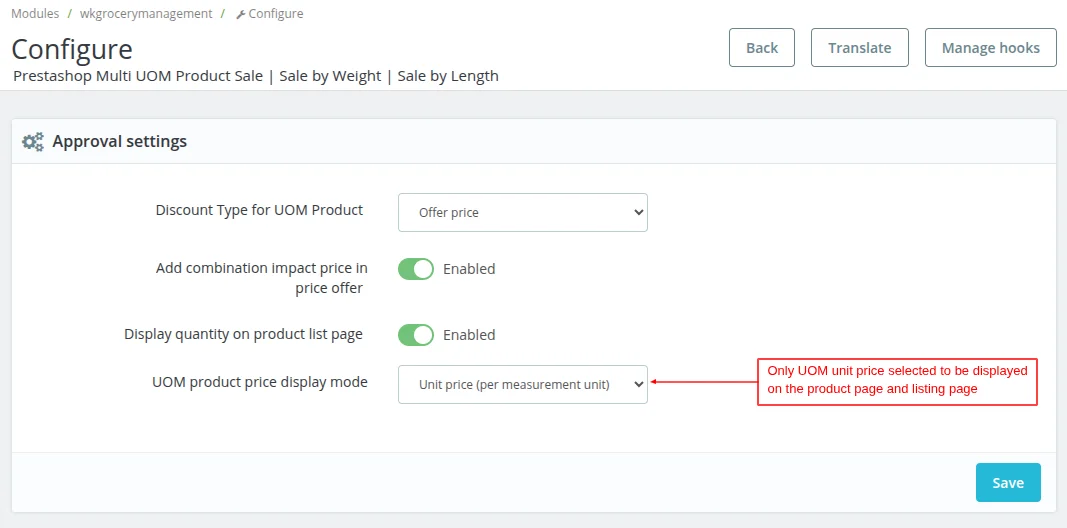 uom unit price