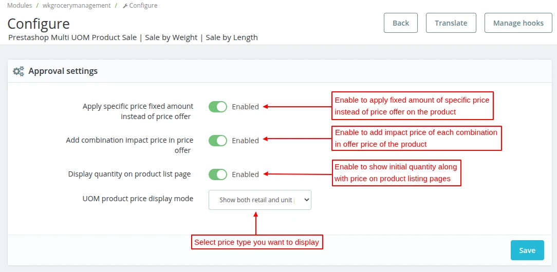 Module Configuration