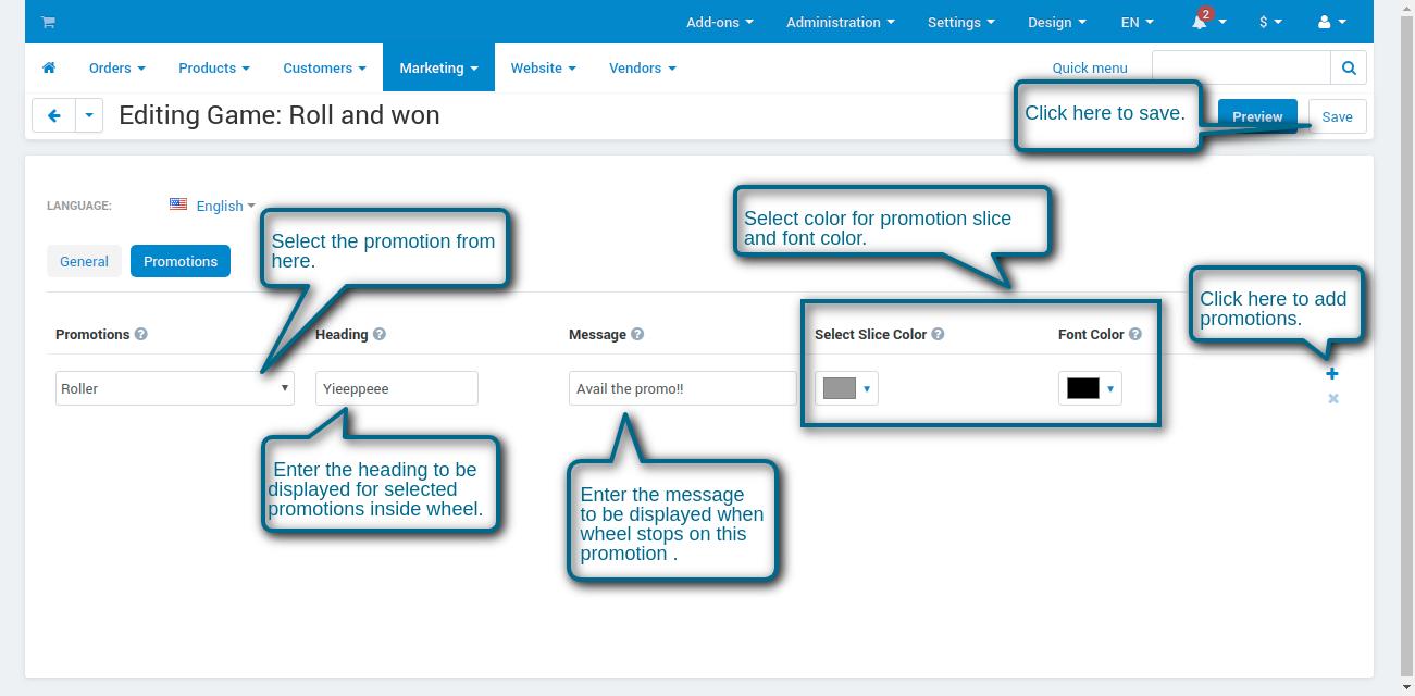 Manage-add-ons-Administration-panel-game creation - add promotions to games