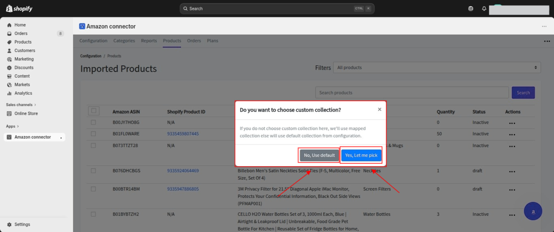 Amazon Connector for Shopify