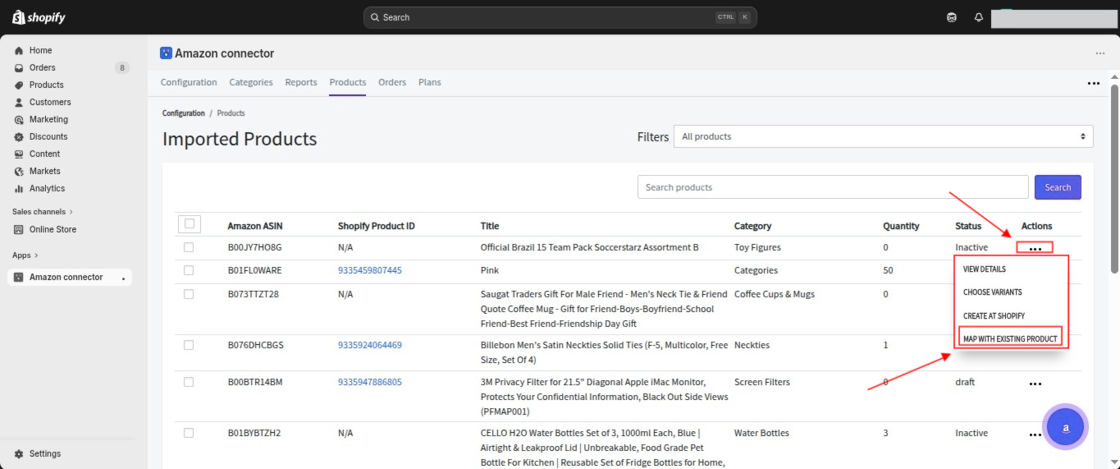 Amazon Connector for Shopify