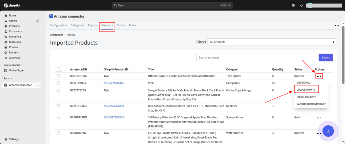 Amazon Connector for Shopify