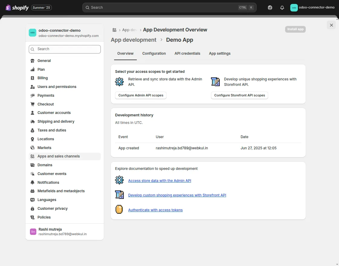 Configure Admin Api Access