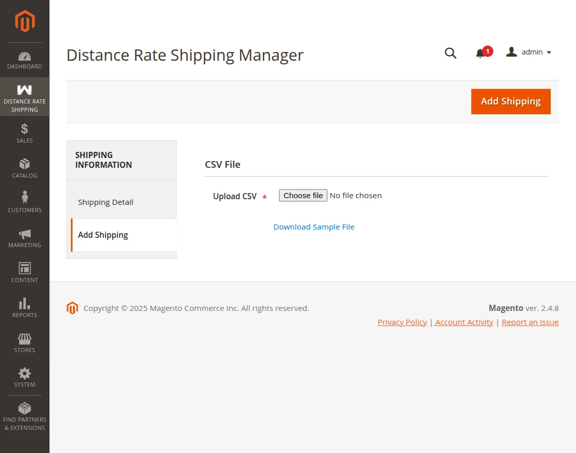 upload-csv-distance-shipping