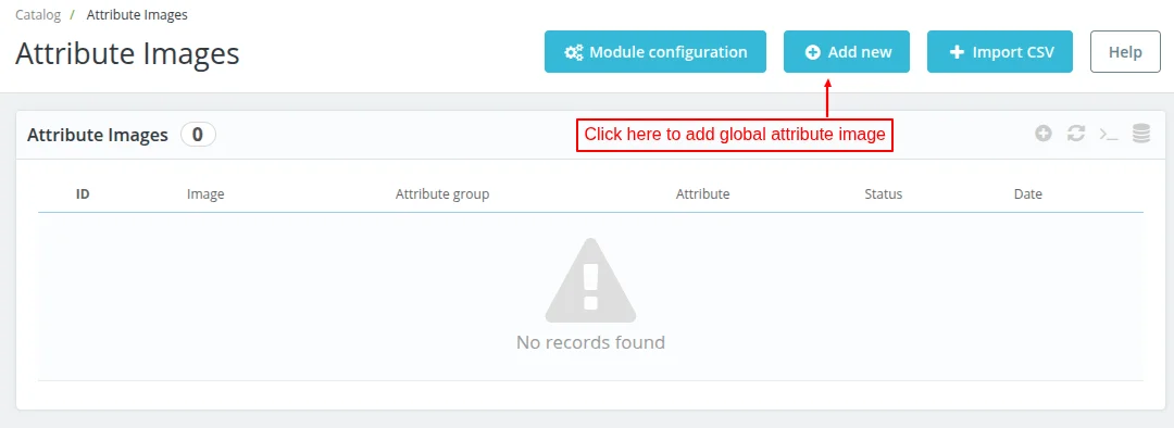 add global attribute image