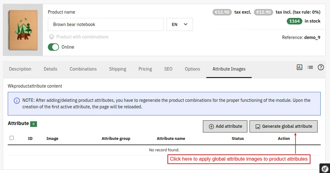 generate global attribute