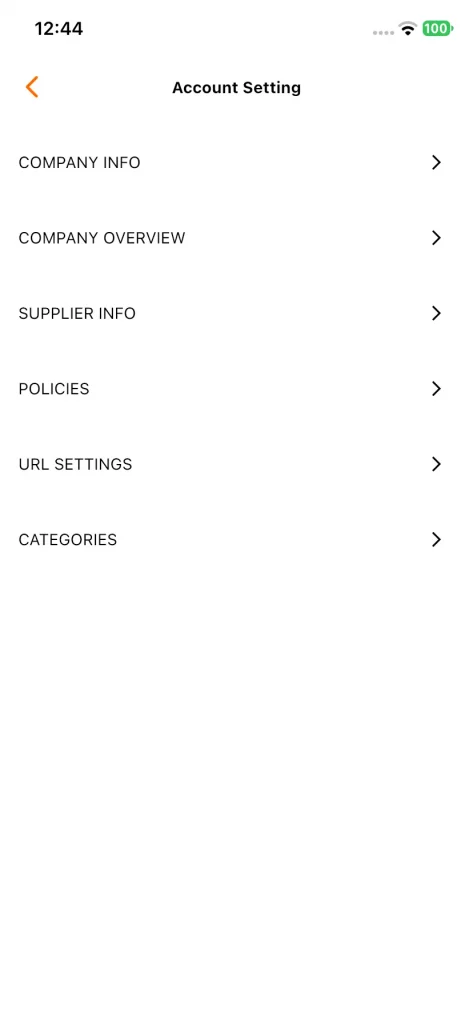 Account Settings