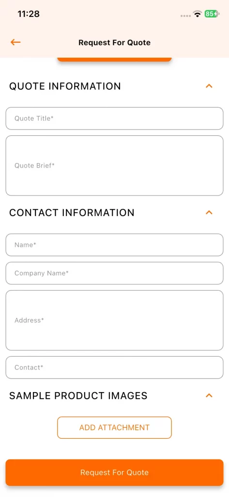 Request For Quote