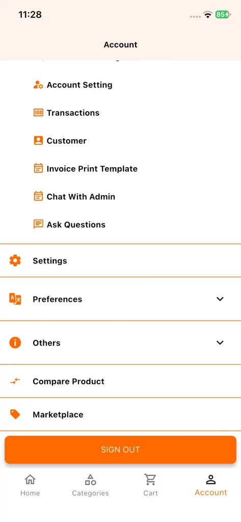 Supplier view 
