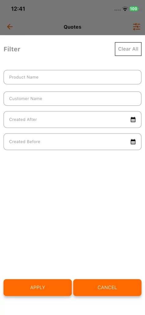 Filter View