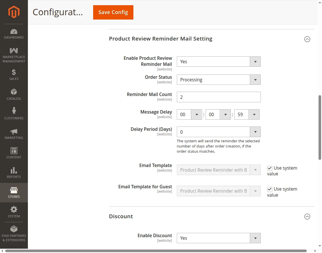 product review reminder