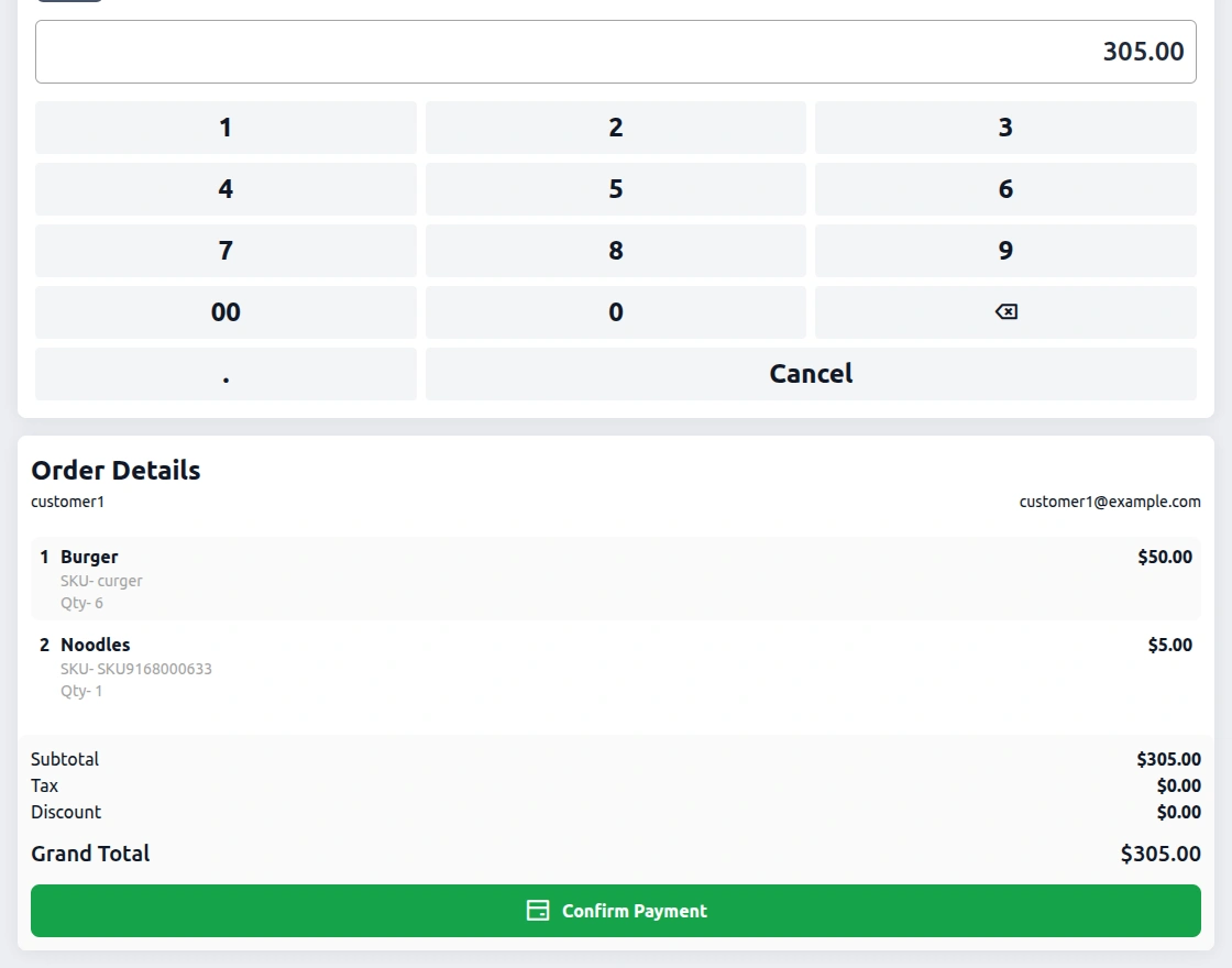 offline-cash-payment-pos-restaurant-laravel
