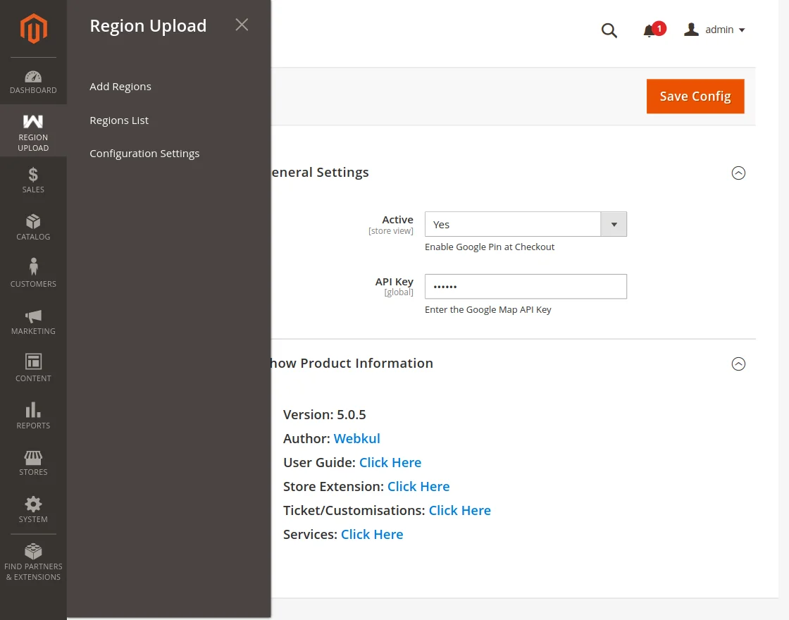 add reagion Custom Regions
