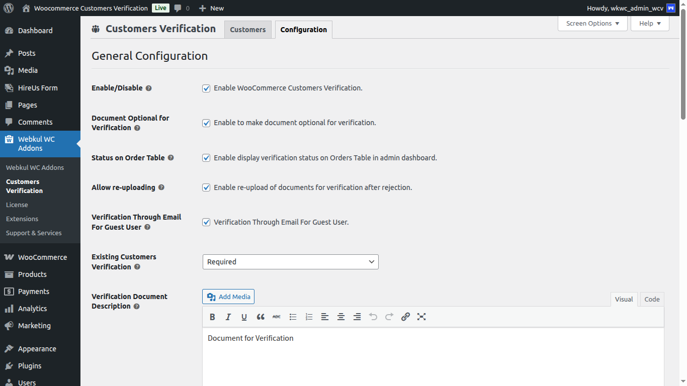woocommerce-customers-verification-configuration
