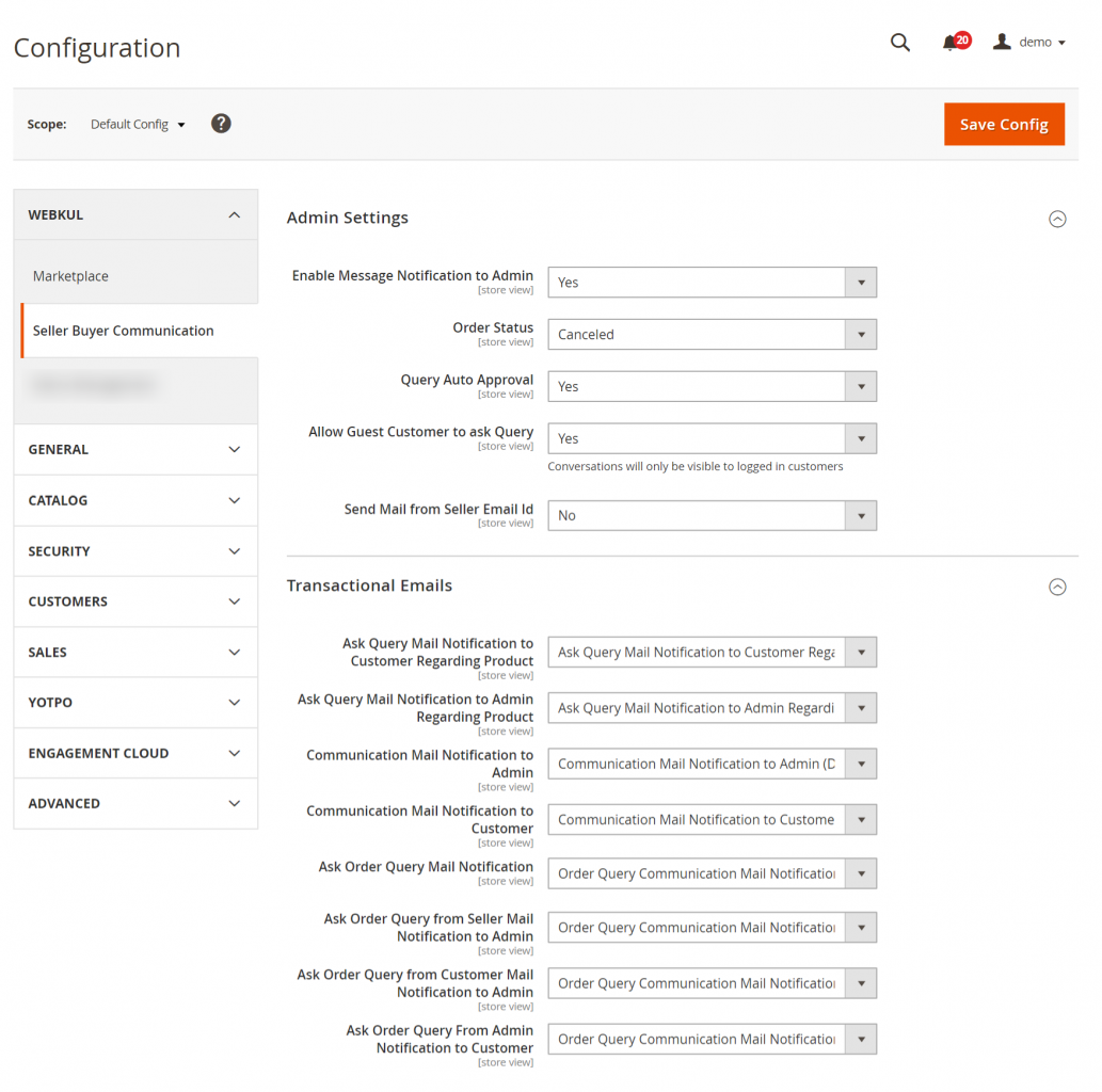Buyer Seller Communication Multi Vendor Query System