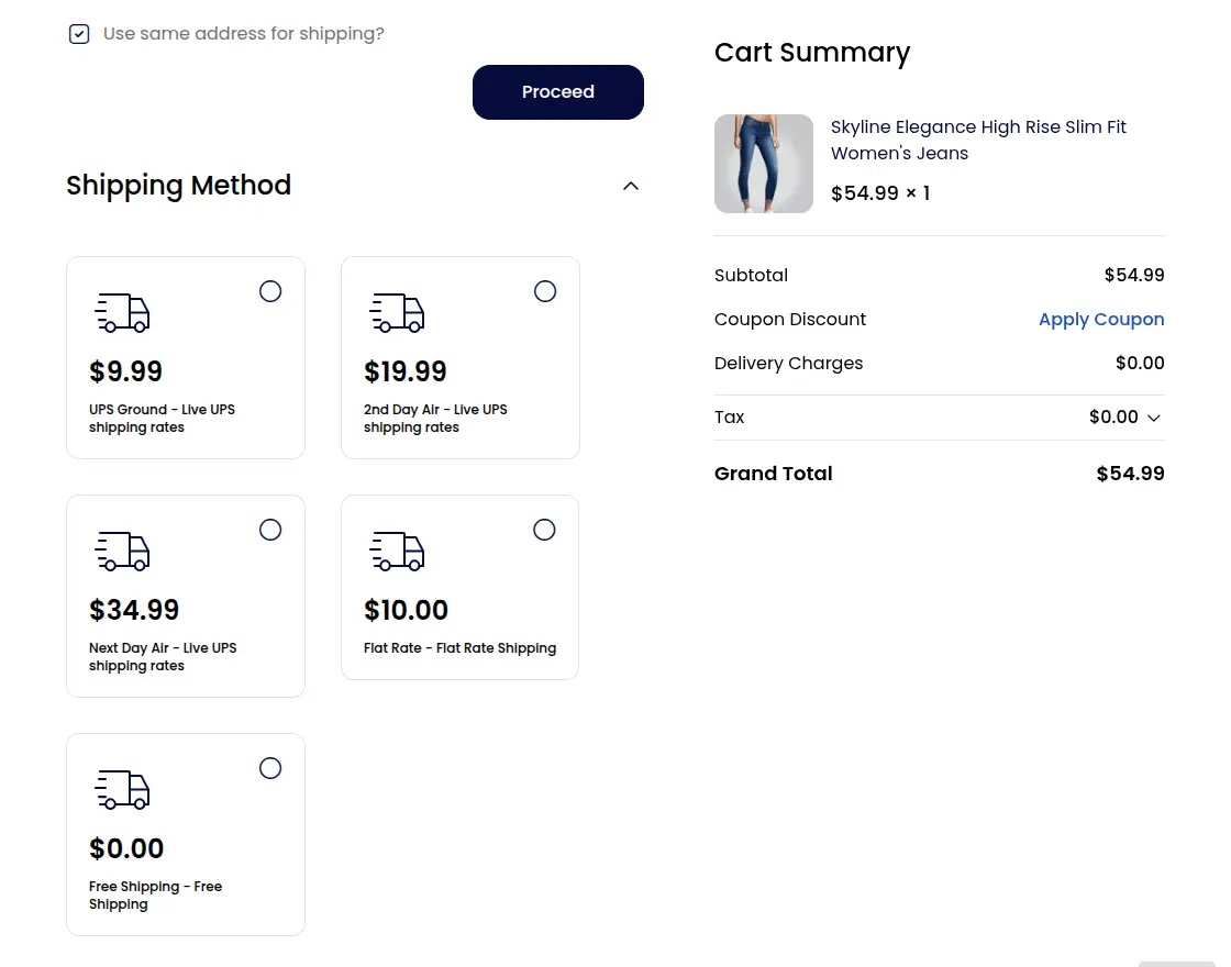 Laravel eCommerce UPS Shipping
