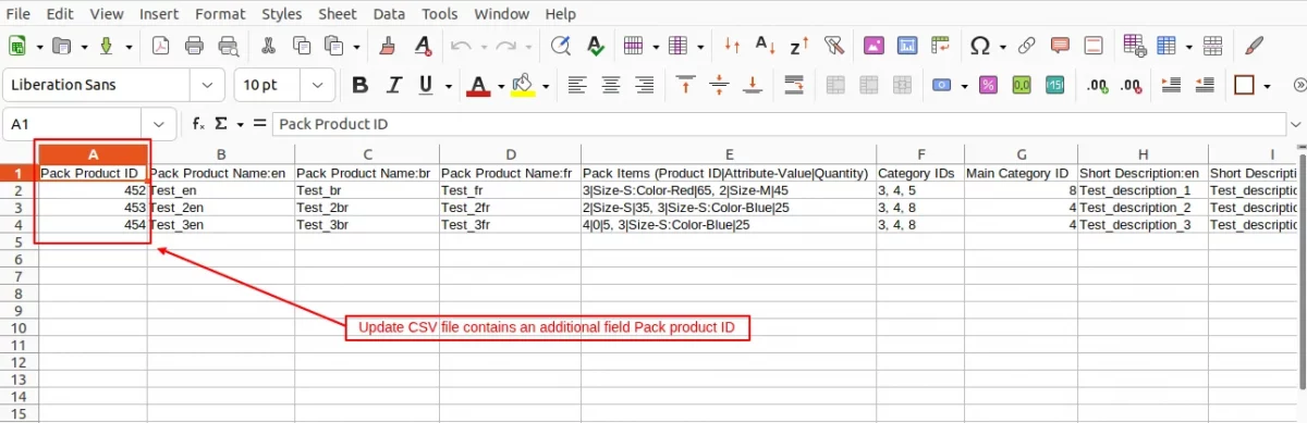 Update CSV